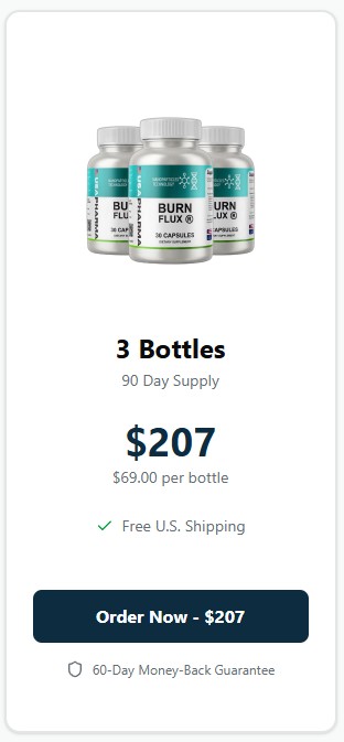Burnflux 3 Bottle Price